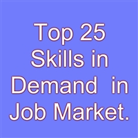 Top 25 IT skills in demand in job market.
