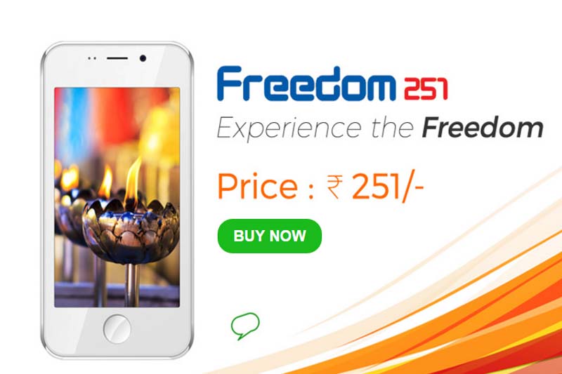 Freedom 251 mobile - what it has got and how to get it.