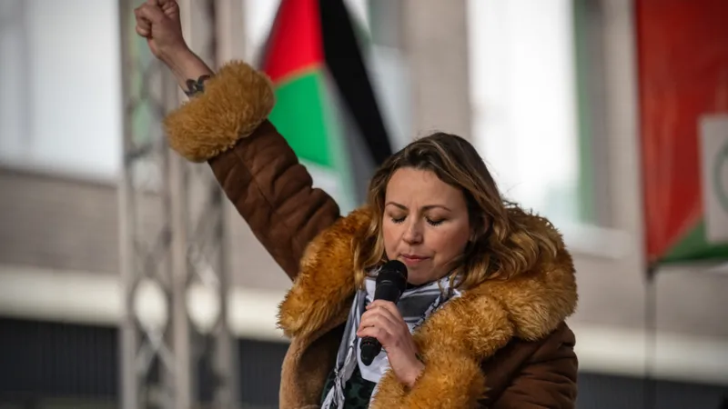 Charlotte Church told to 'hang her head in shame' for singing 'from the river to the sea' at pro-Palestine concert as Welsh singer sparks fury for leading chorus of 'genocide' song