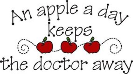 Does an apple a day really keep the doctors away?