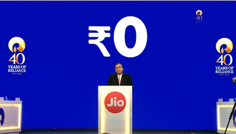 New Jio featured phone launched at price of Rs 0/-. Know the details of new strike of the company.