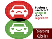 Buying a used car? Follow these guidelines.