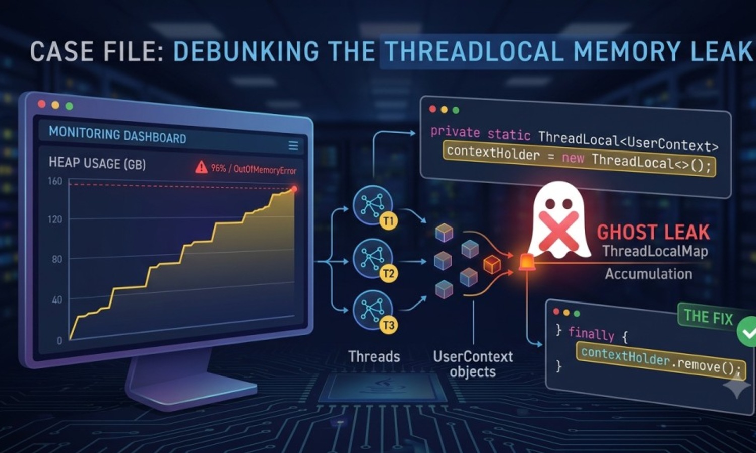 Case File: The "Ghost" Memory Leak in Production (And How We Tracked It Down)